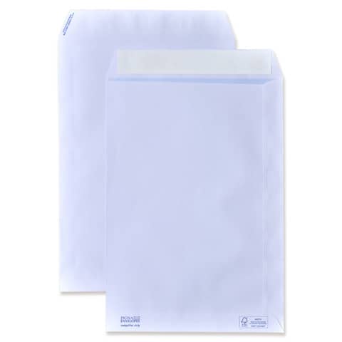 Buste a sacco Pigna Envelopes Competitor Strip 100 g/m² 230x330 mm bianco Conf. da 500 buste - 0029534